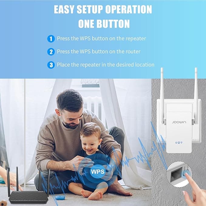 Jowin Répeteur booster Wifi point d'accès 300MBPS
