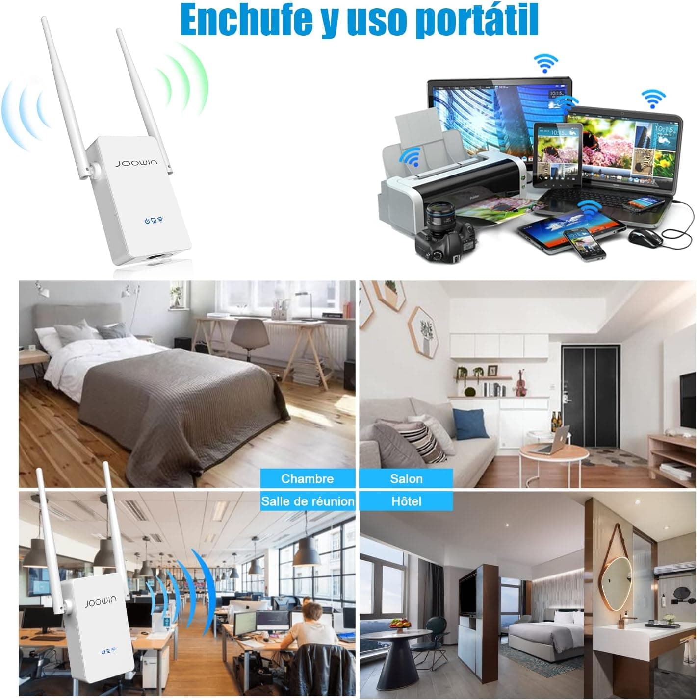 Jowin Répeteur booster Wifi point d'accès 300MBPS