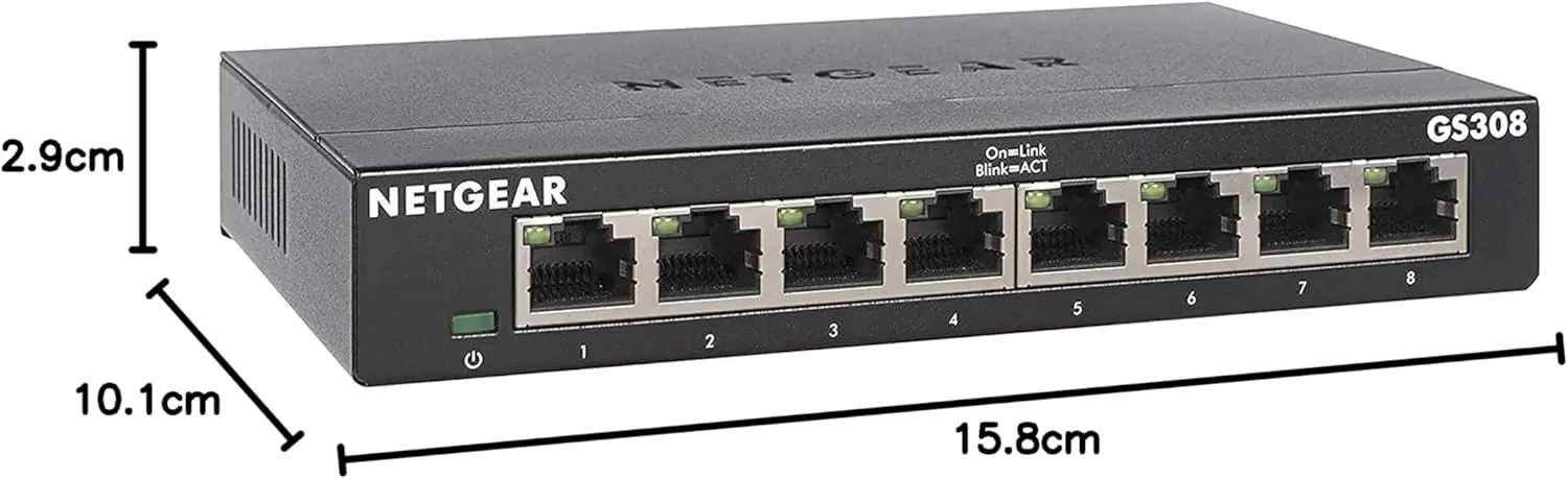 NETGEAR GS 308 Essential Edition (jamais servi et dans sa boite d'origine)